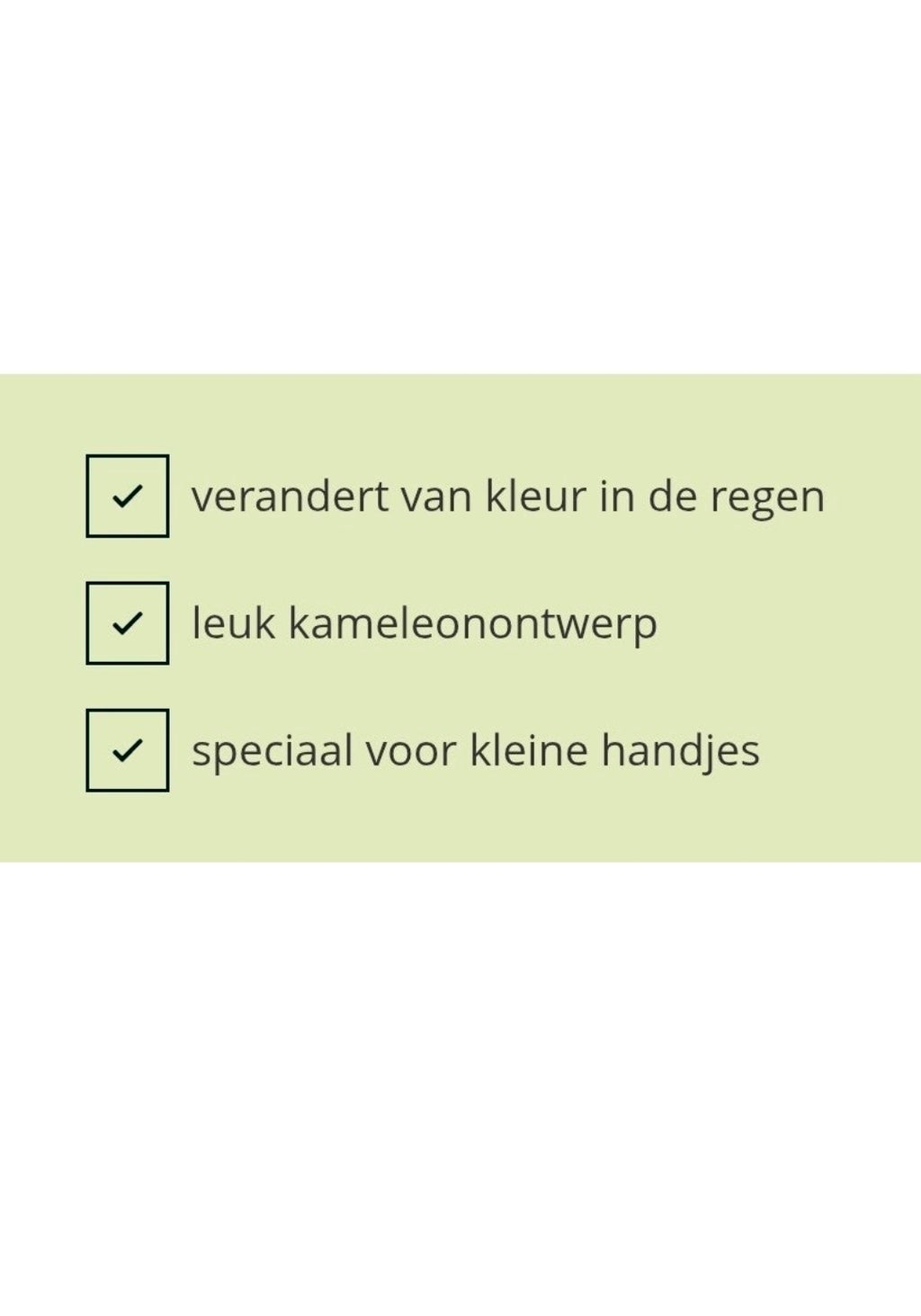 Kinder paraplu Kameleon