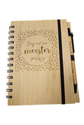 Bamboo notitie schriftje meester