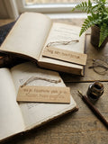 Houten boekenlegger