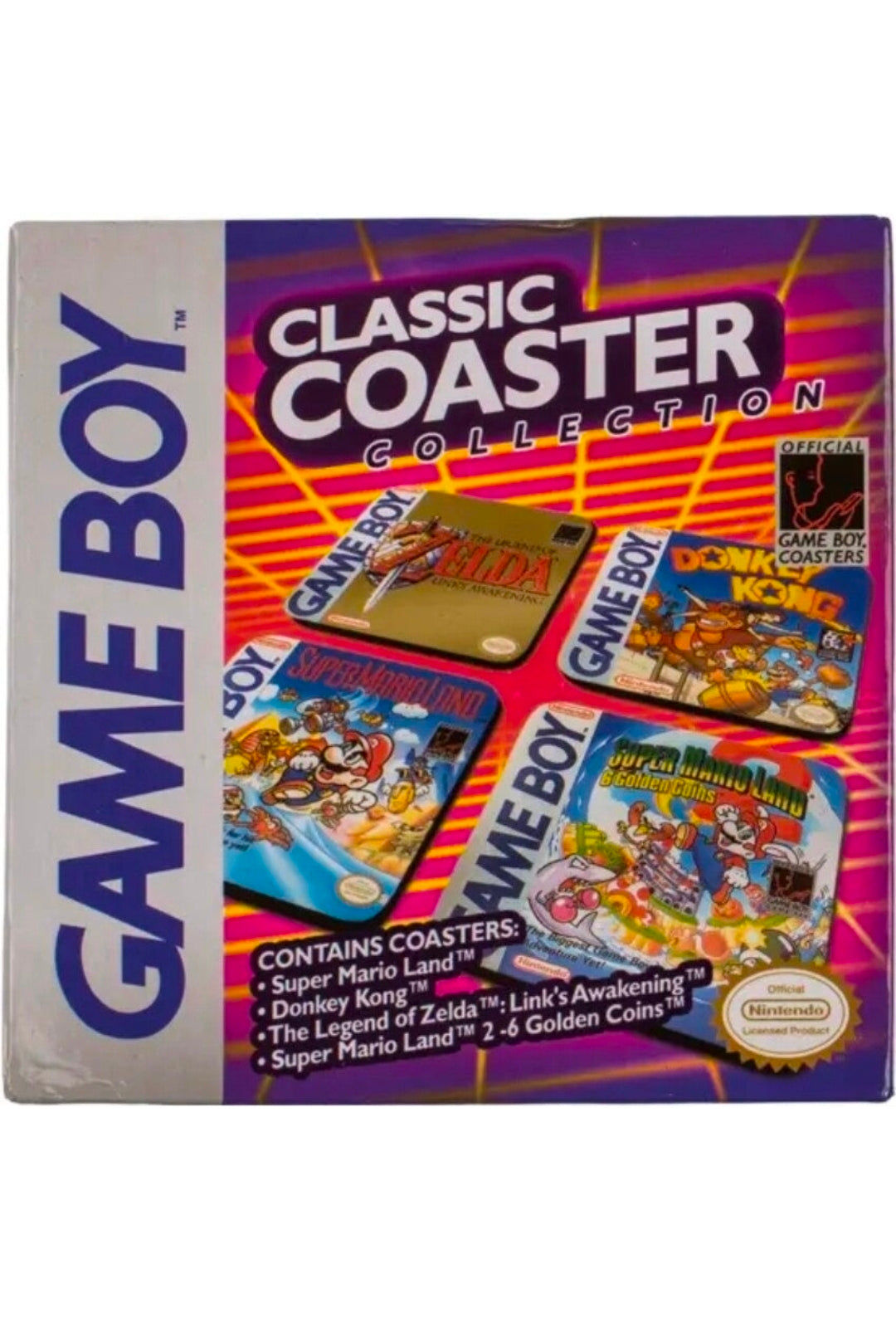Nintendo game boy onderzetters