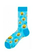Sokken bijen blauw