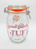Snoeppot juf of meester