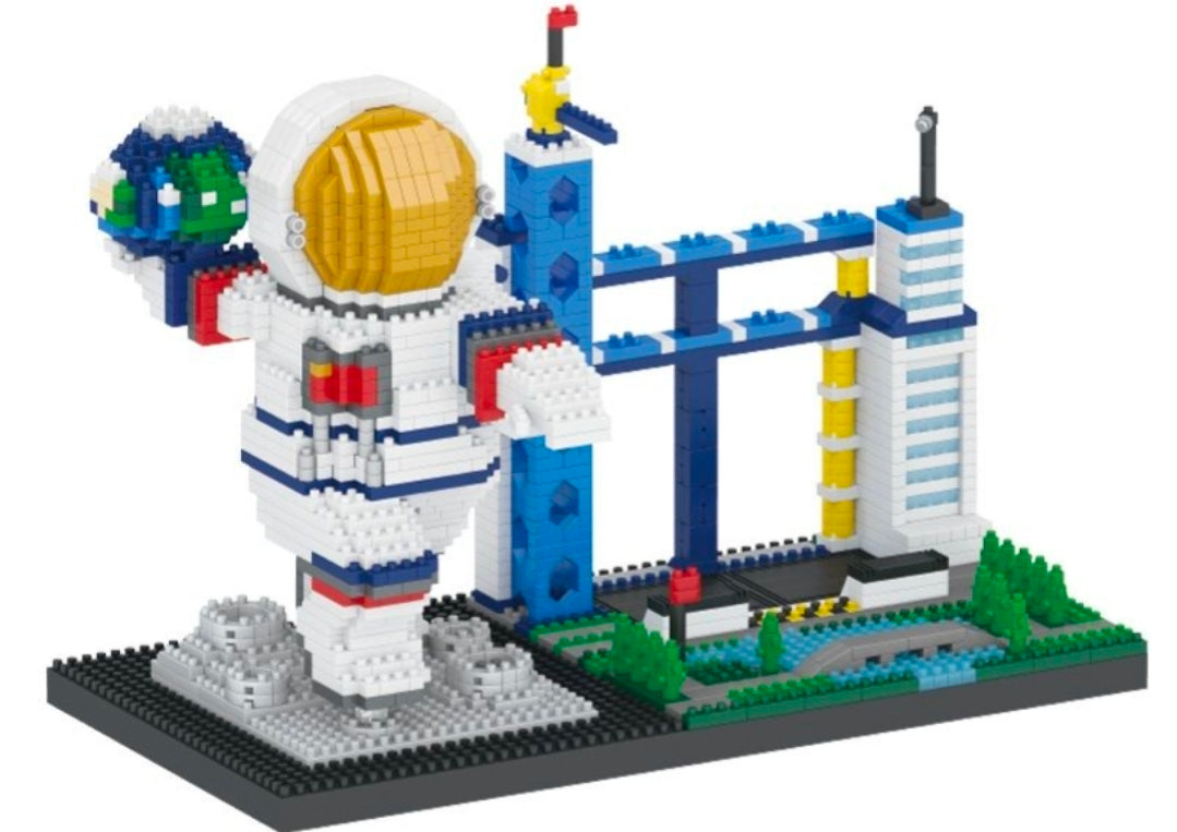 Bouwstenenset Astronaut 1978 pcs