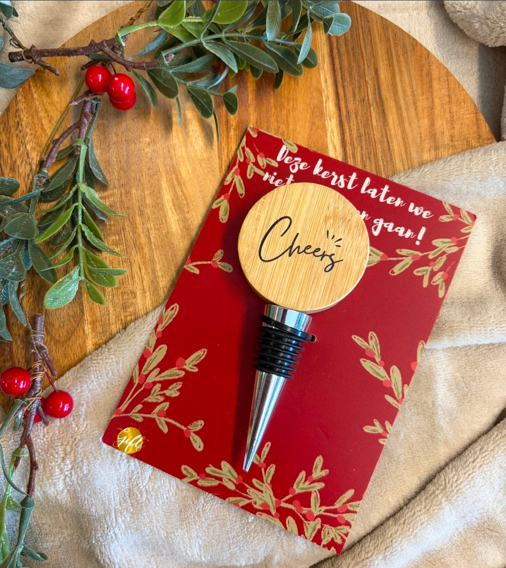 Flessen Stopper – Deze Kerst