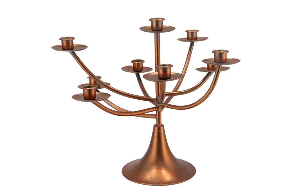 Brons kleurige kandelaar