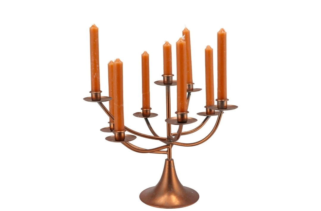 Brons kleurige kandelaar