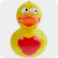 Badeend hartje