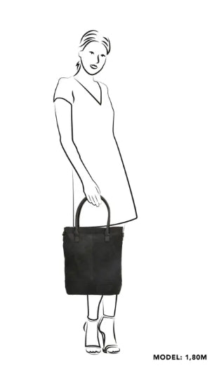 Zebra Trends Kartel met rits Shopper