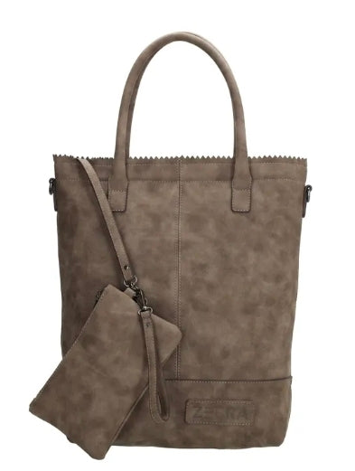 Zebra Trends Kartel met rits Shopper