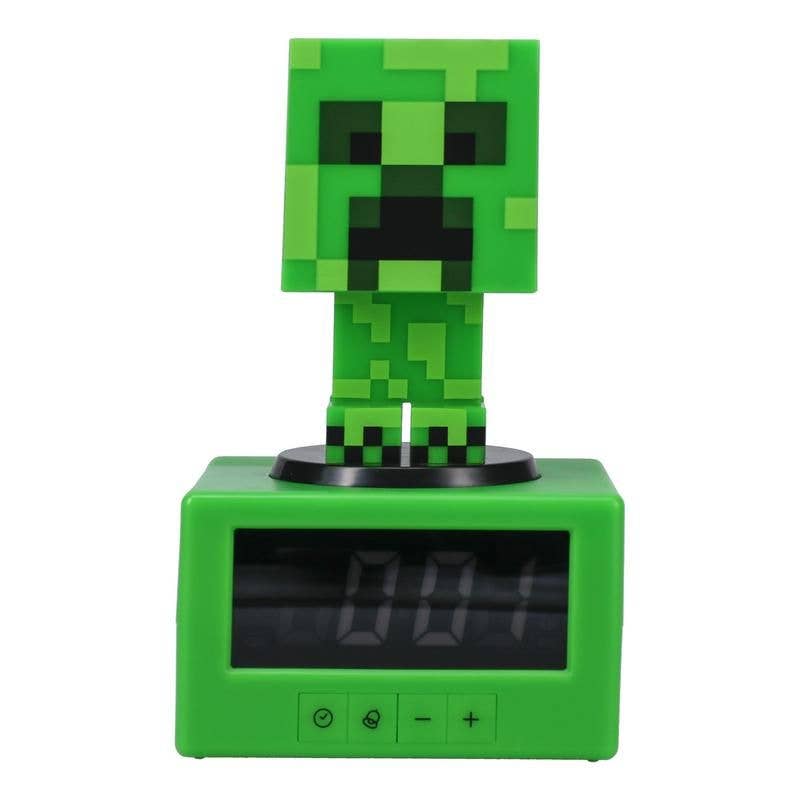 Minecraft Creeper-icoon Wekker Digitale klok Wekker