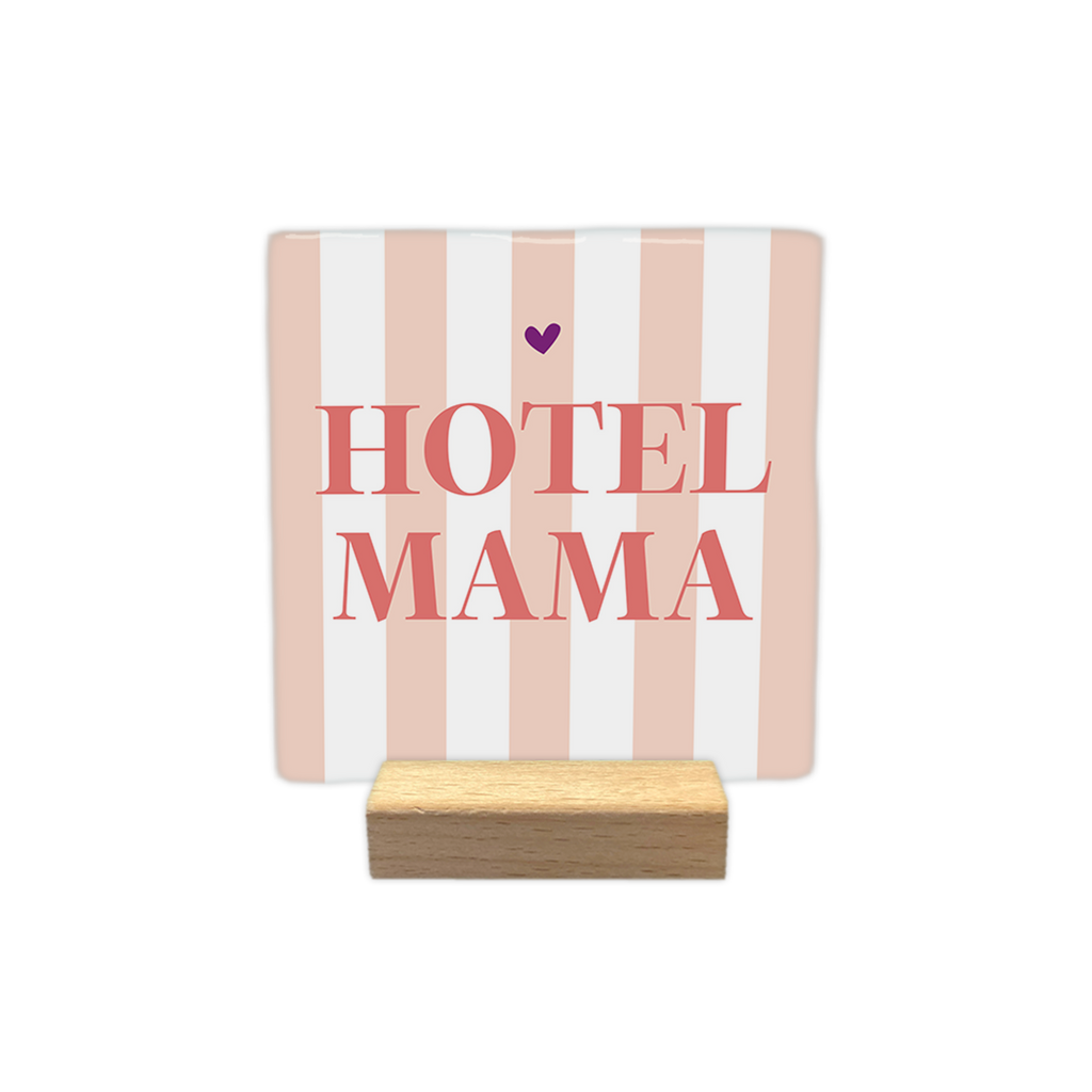 Tegeltje Hotel mama - ceramic tile