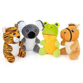 Knuffel: tijger - koala - paard - kikker