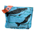 Beadbags klassieke universele draagtas horizontaal blauw