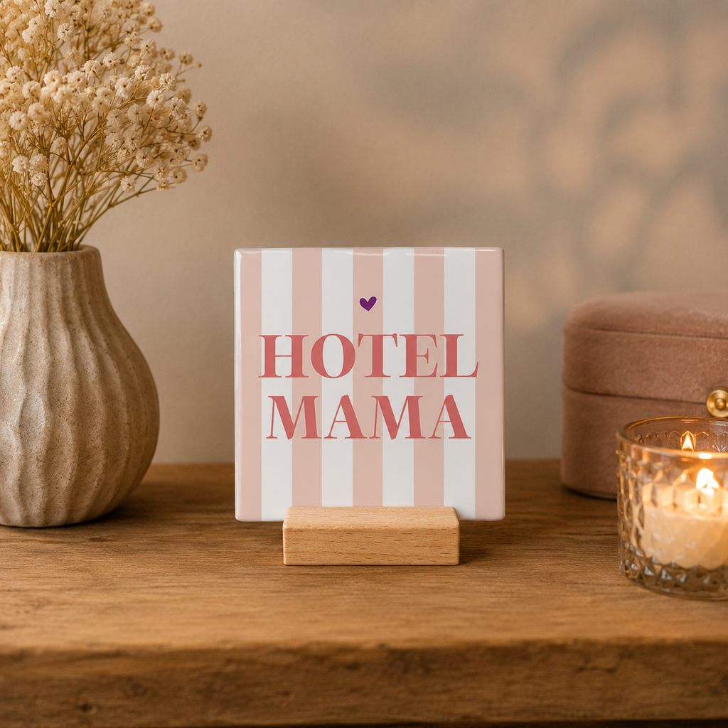 Tegeltje Hotel mama - ceramic tile