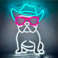 Neon lamp bulldog
