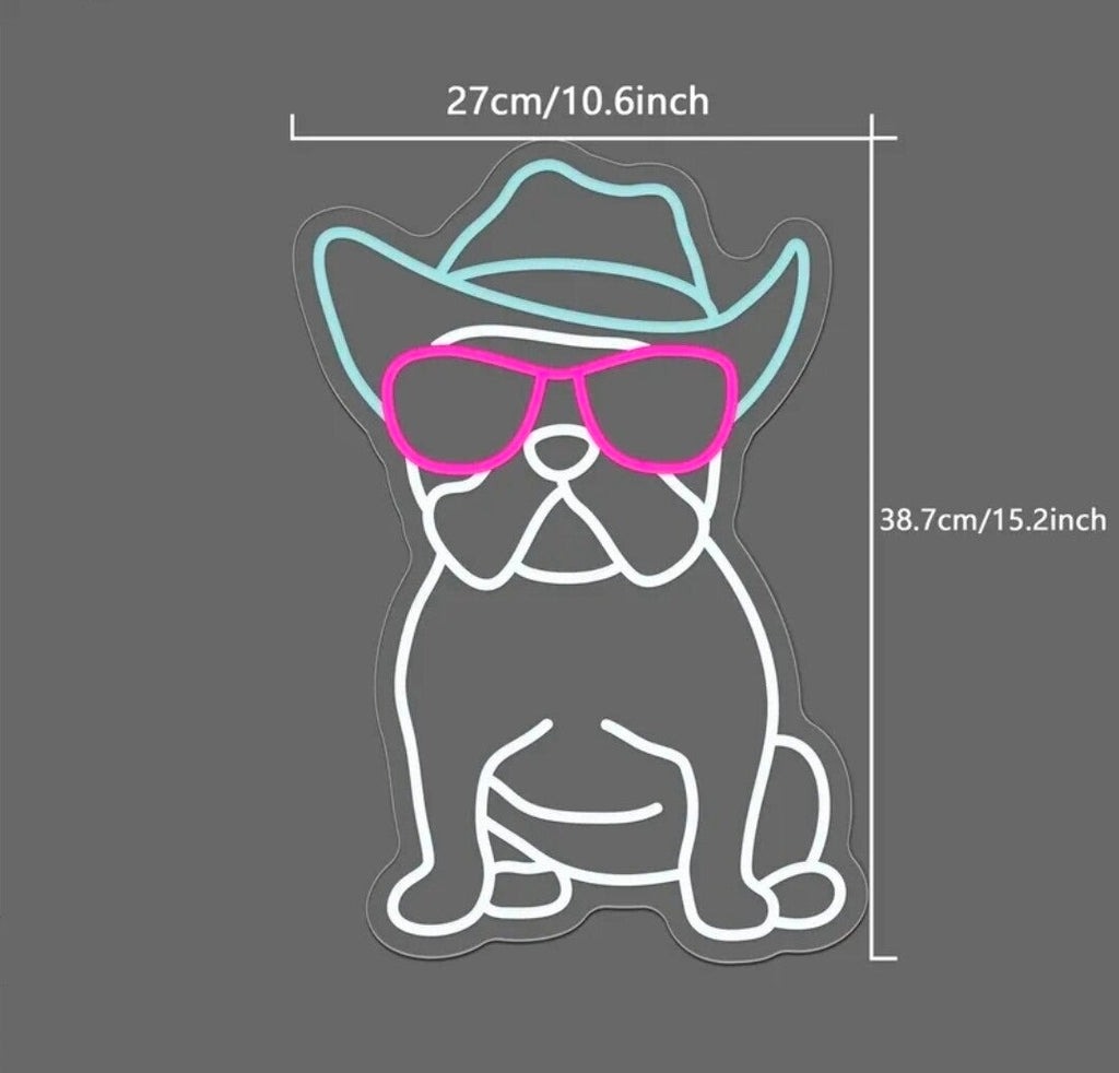 Neon lamp bulldog