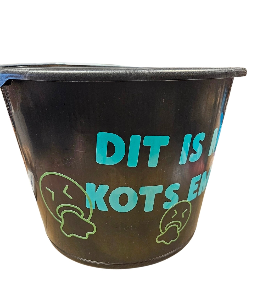 Dit is mijn kots emmer
