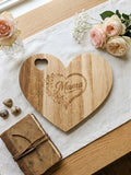 Houten hart mama