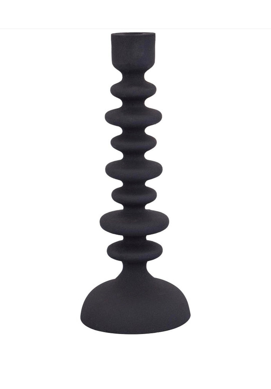 PTMD Lisanne Kandelaar - 31 cm - Aluminium - Zwart