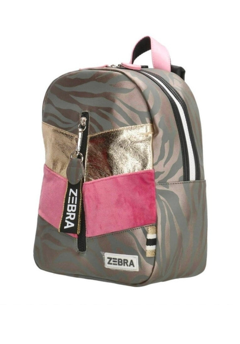 Zebra Trends  rugzak Velvet Zebra grijs