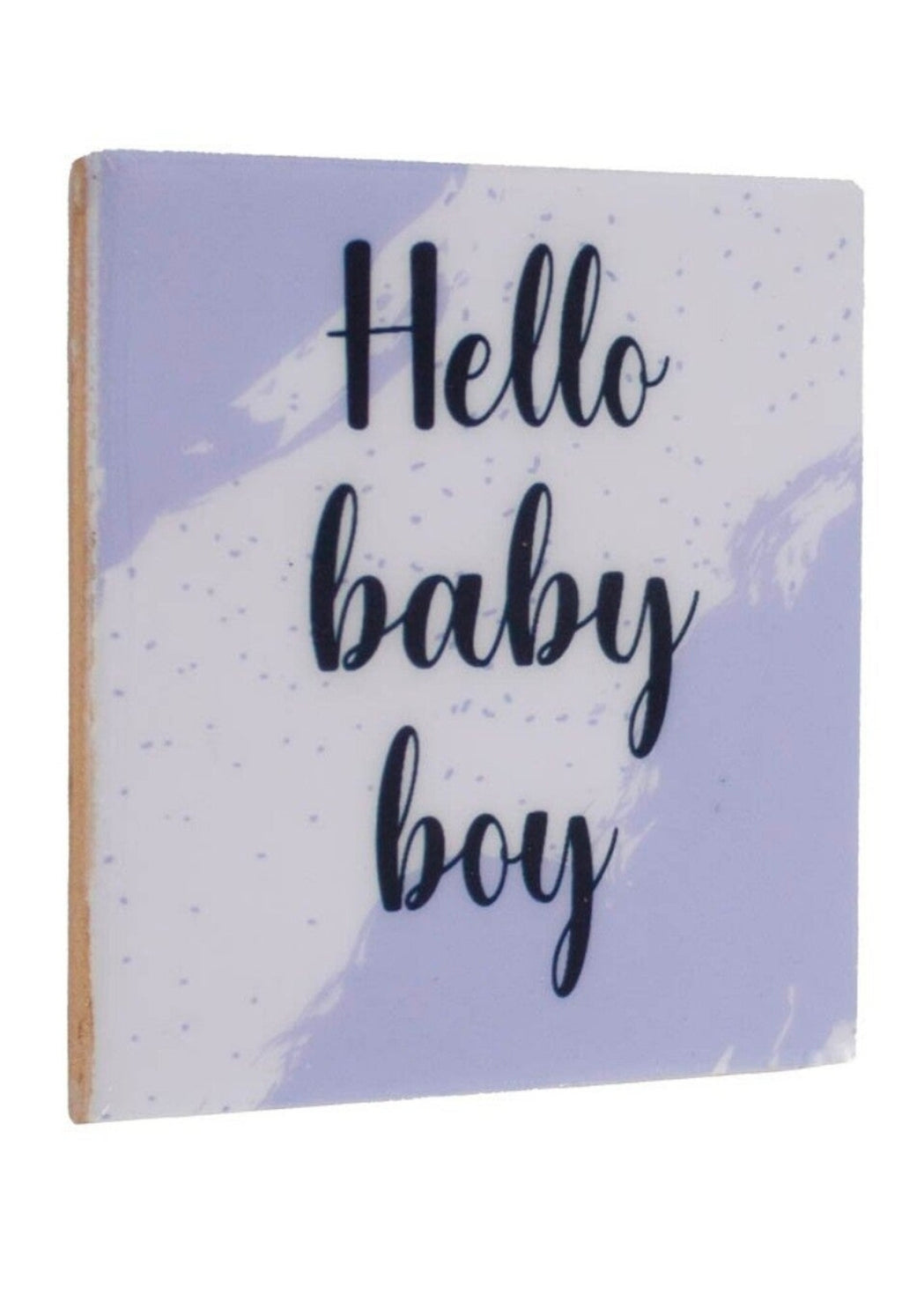 Tegeltje – 'Hello baby boy'
