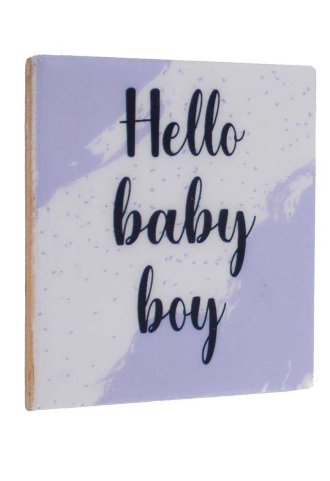 Tegeltje – 'Hello baby boy'